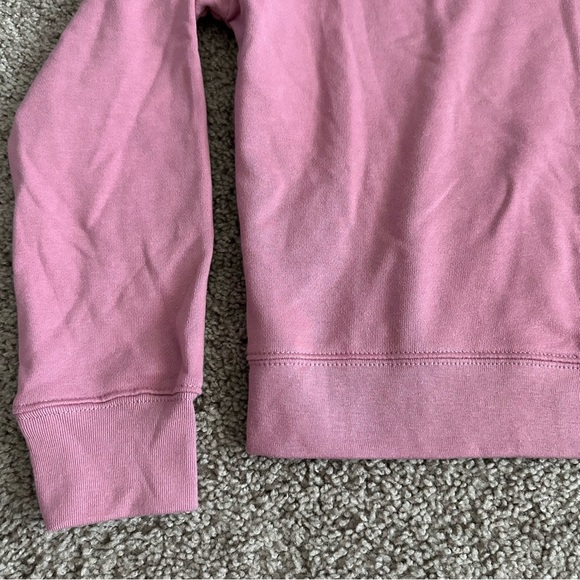 Calvin Klein Jeans Sweatshirt Womens Size XS Padded Shoulders Mauve Pink - Picture 3 of 11